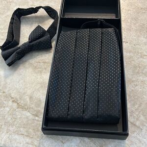 Alan Flusser Bow tie & Cumberbund Set